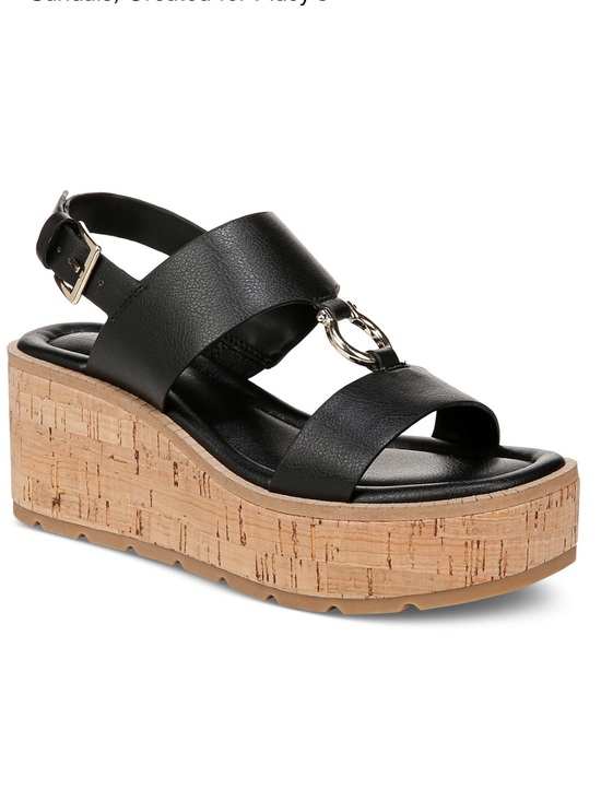 Giani Bernini Shoes - Women's Harperr Memory Foam Platform Wedge Sandals size 9.5M brand new